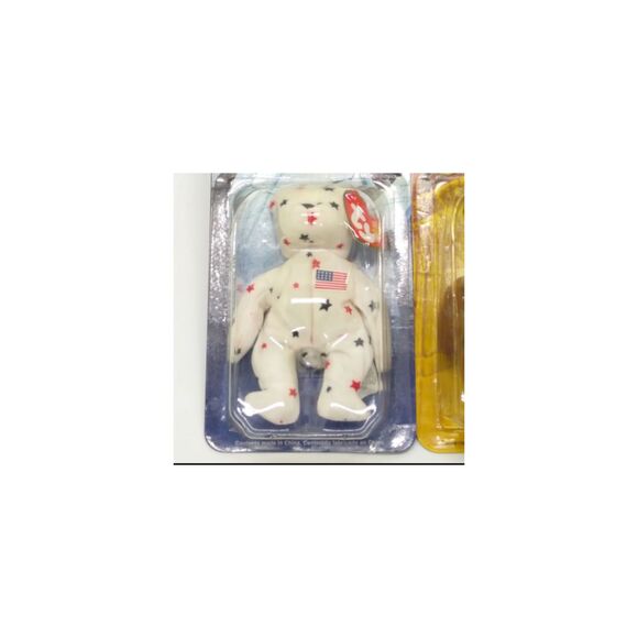 TY Beanie Babies Mcdonalds International Bears Set Of (4) With Errors RARE NIB - Picture 4 of 9